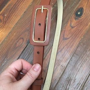 Oscar brown leather belt M